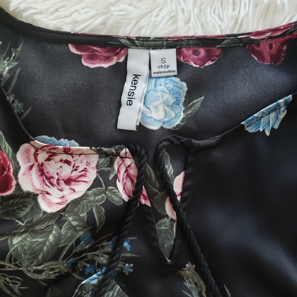 #118❤ Kensie rose bouquet sheath dress -size small - Picture 3 of 8